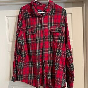 Red Plaid Men's Flannel
